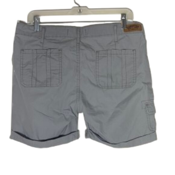 NWT Levi's Signature Gray Mid Rise Misses Shorts Size 8 - Picture 2 of 9